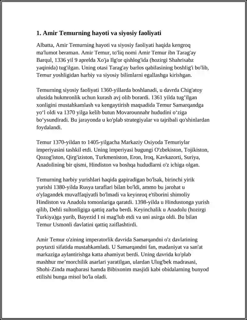 AMIR - TEMUR BUYUK DAVLAT ARBOBI 3