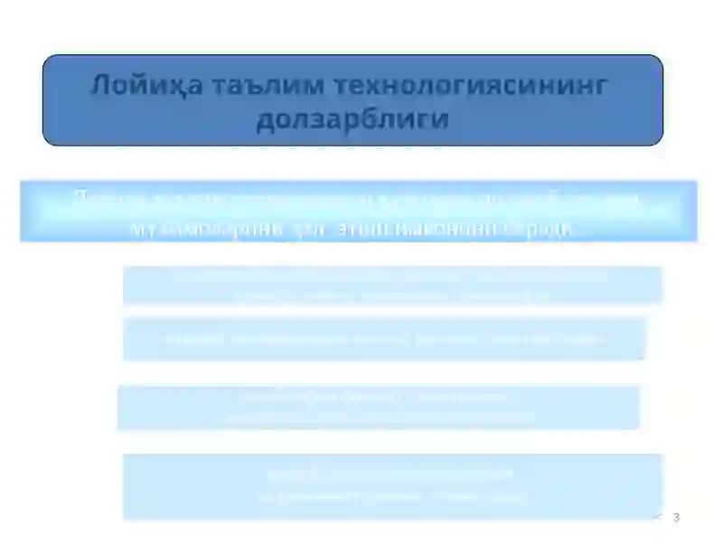 Лойиҳавий таълим технологияси 3
