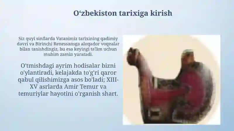 O`zbekiston Tarixi 3