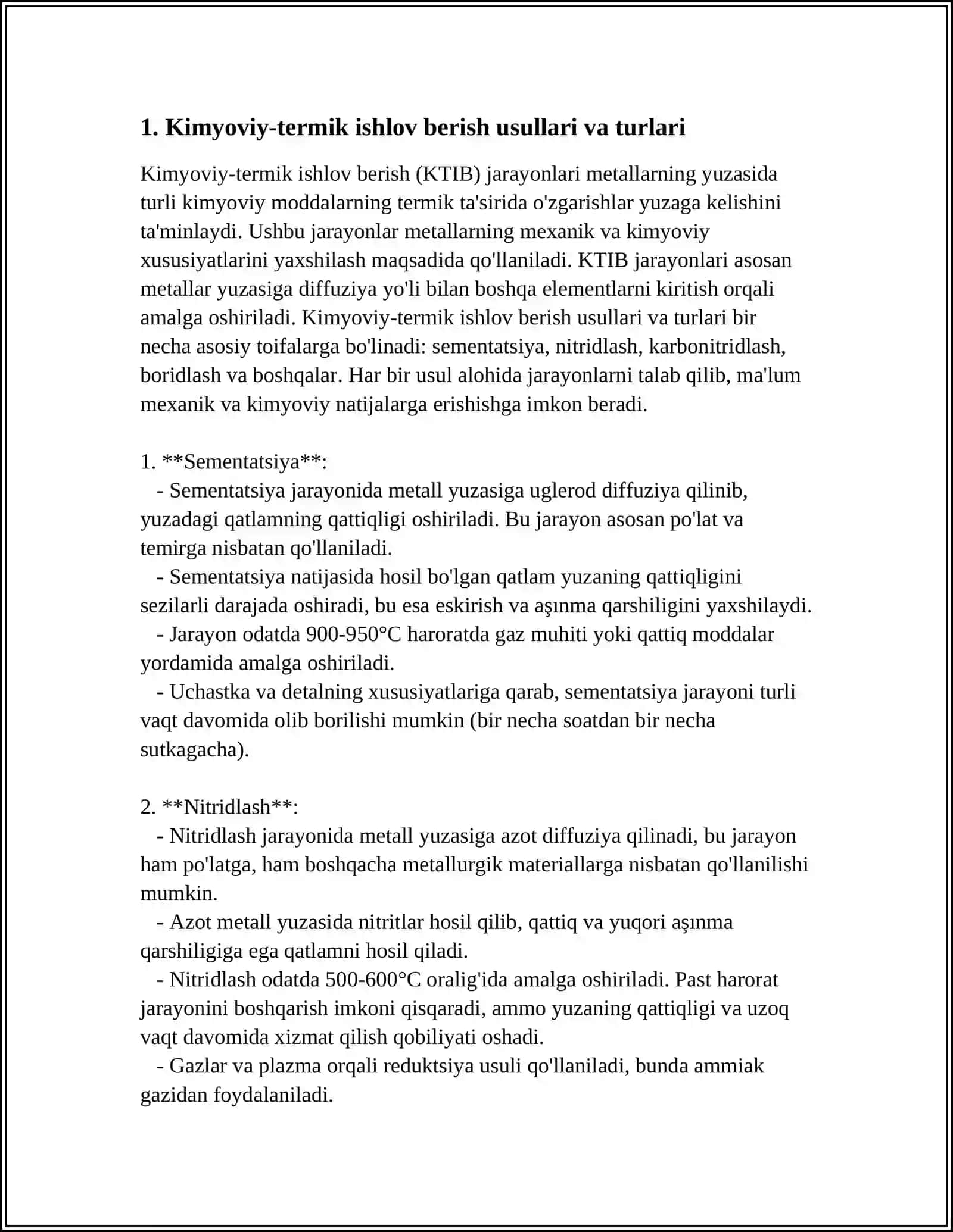 KIMYOVI TERMIK ISHLOV BERISH 3