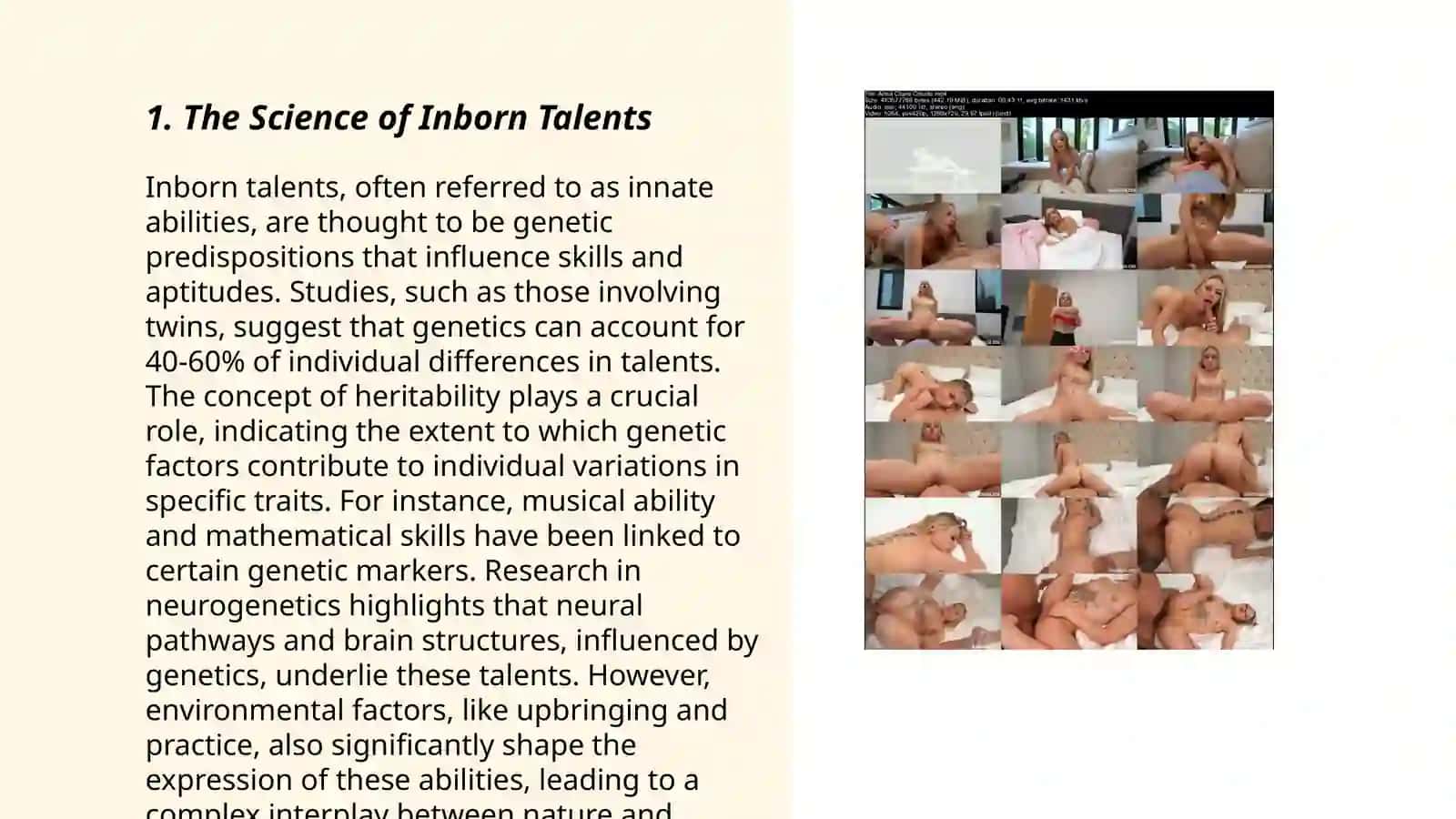 Talents,in born talents 3
