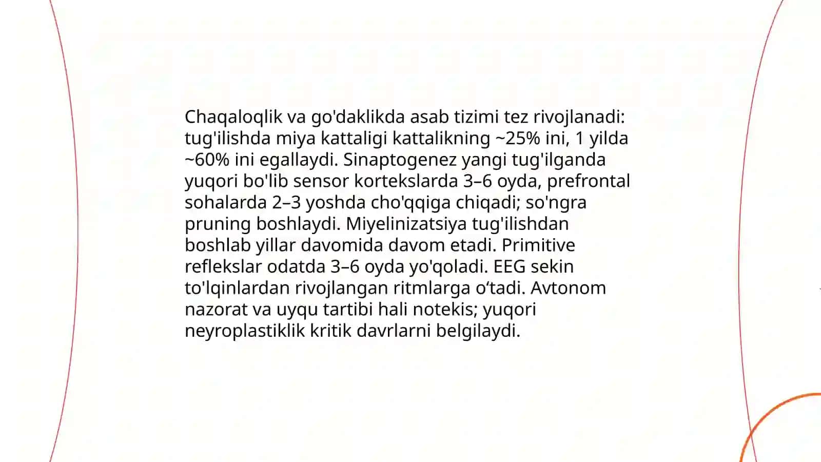 Chaqaloqlik va go'daklik davrining psixologik xususiyatlari 3