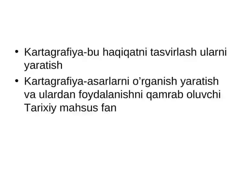Kartagrafiya fanining rivojlanishi 3