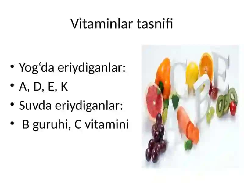 avitaminoz va gipovitaminoz mavzusi 3