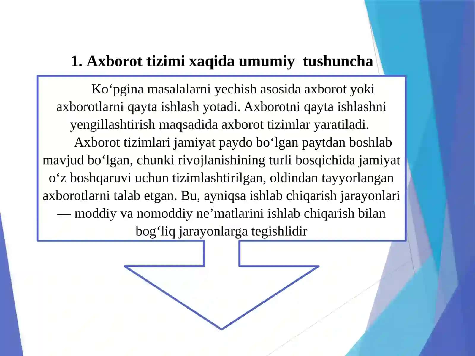 Axborottizimlari Tushunchasi 3