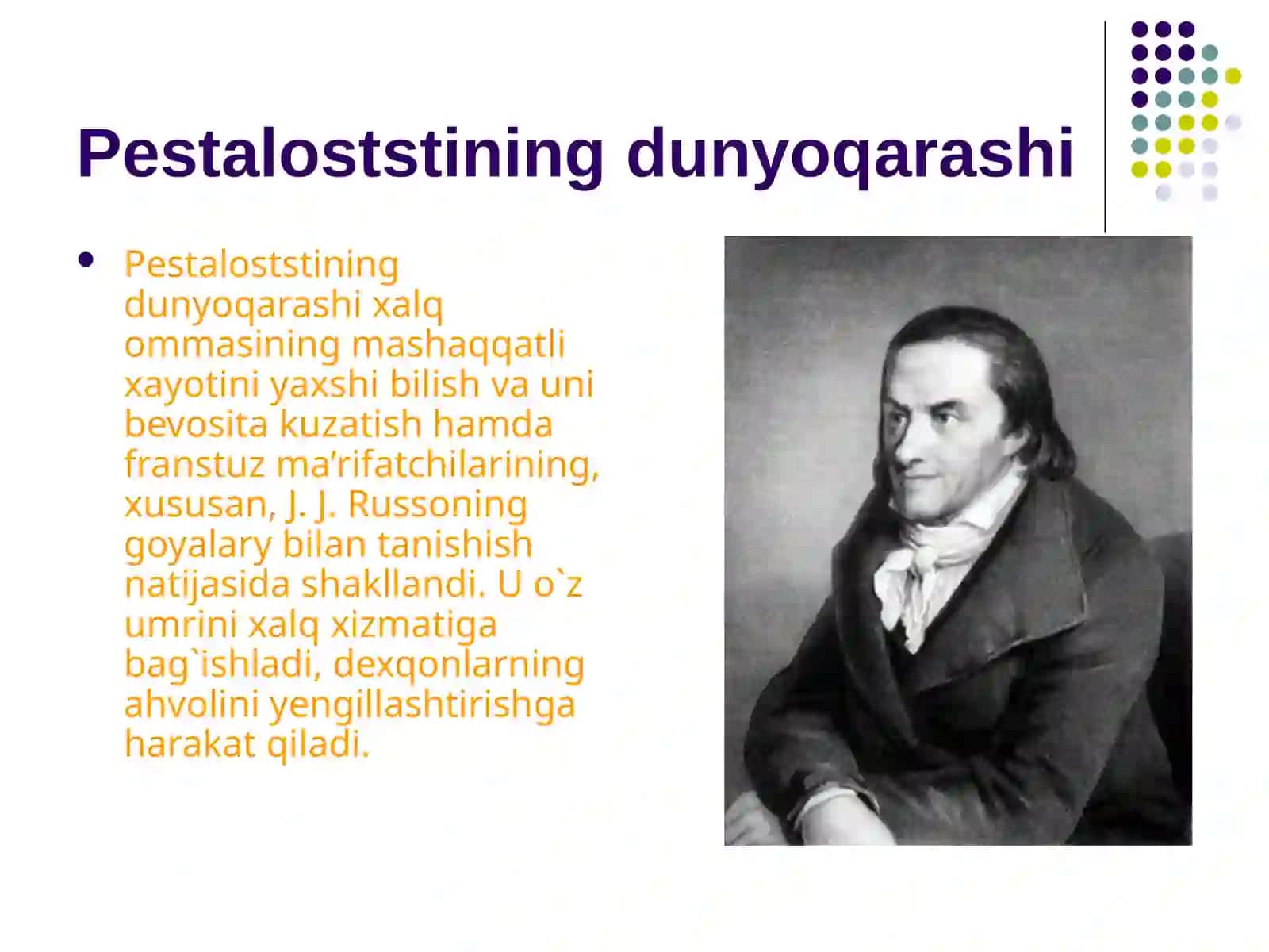 Pestoloststi ta`lim tarbiya haqida qarashlari 3
