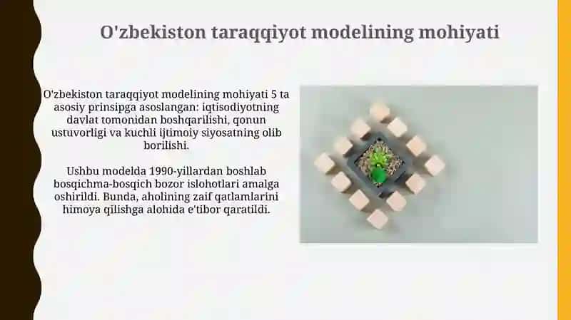 O'zbekiston taraqqiyot modeli 3