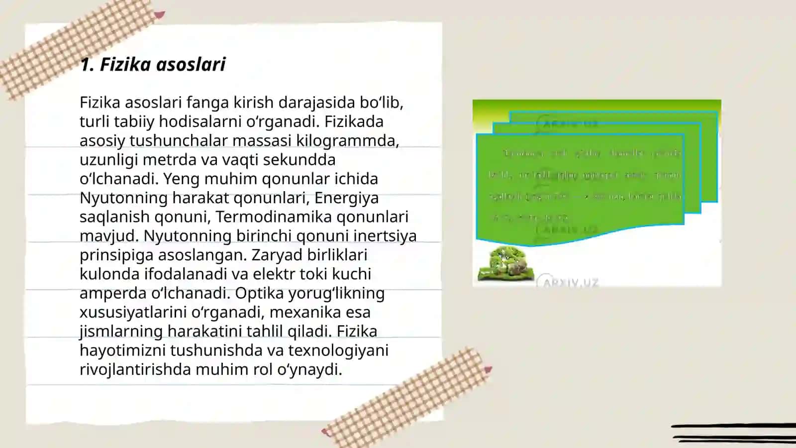 Fizika asoslari 3