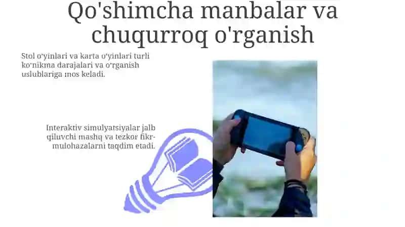 Fazoda moʻljal olish uchun didaktik oʻyinlar 3
