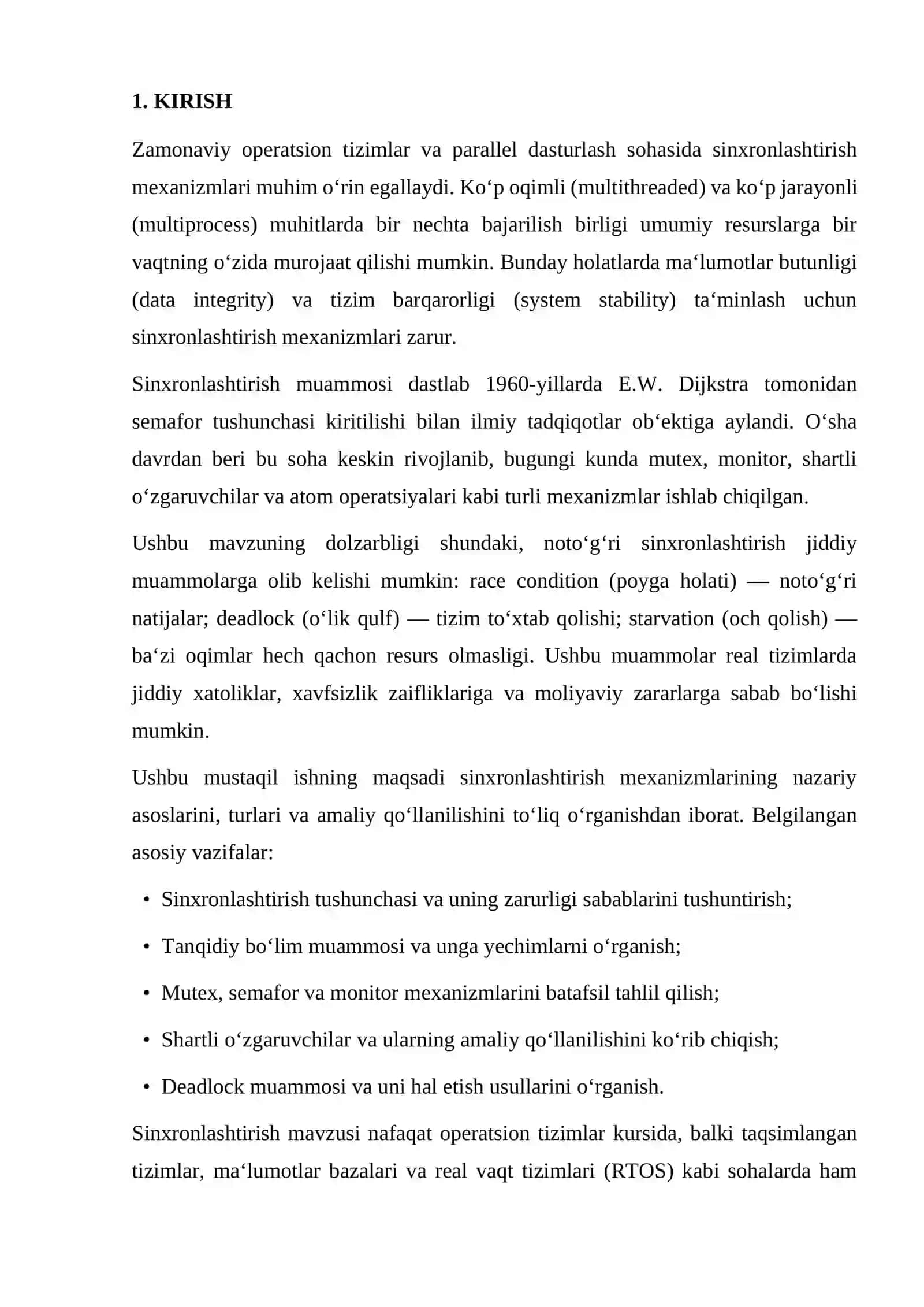 Sinxronlashtirish mexanizmlarining umumiy nazariyasi 3