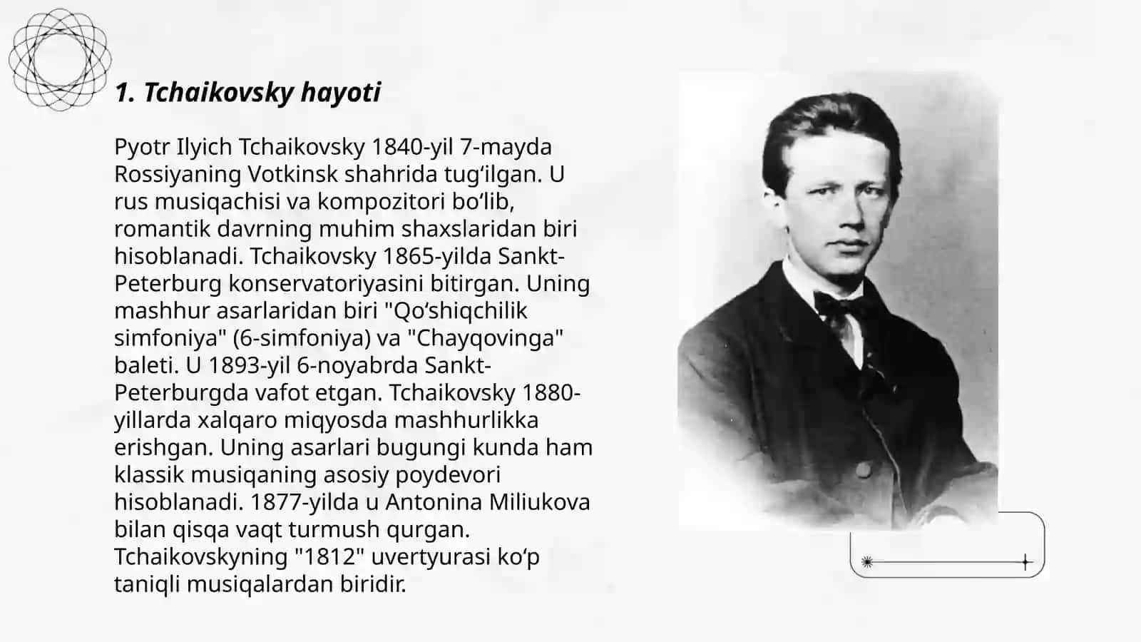 Tchaikovsky hayoti 3