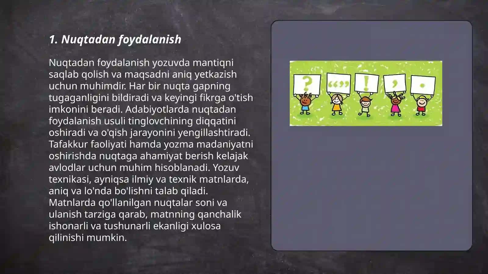 Punktuatsion savodxonlik 3