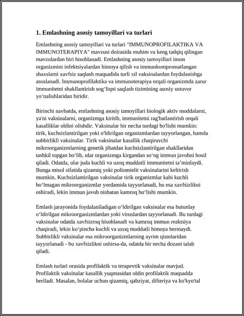 IMMUNOPROFILAKTIKA VA IMMUNOTERAPIYA 3