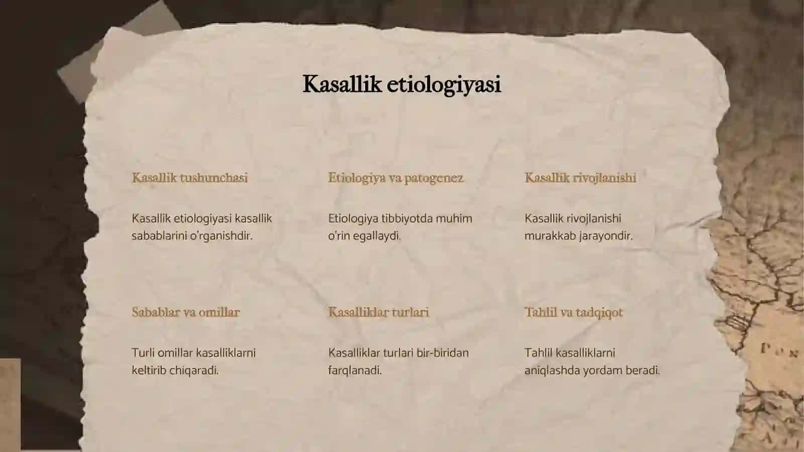 KASALLIK ETIOLOGIYASI, PATOGENEZI, RIVOJLANISHI 3