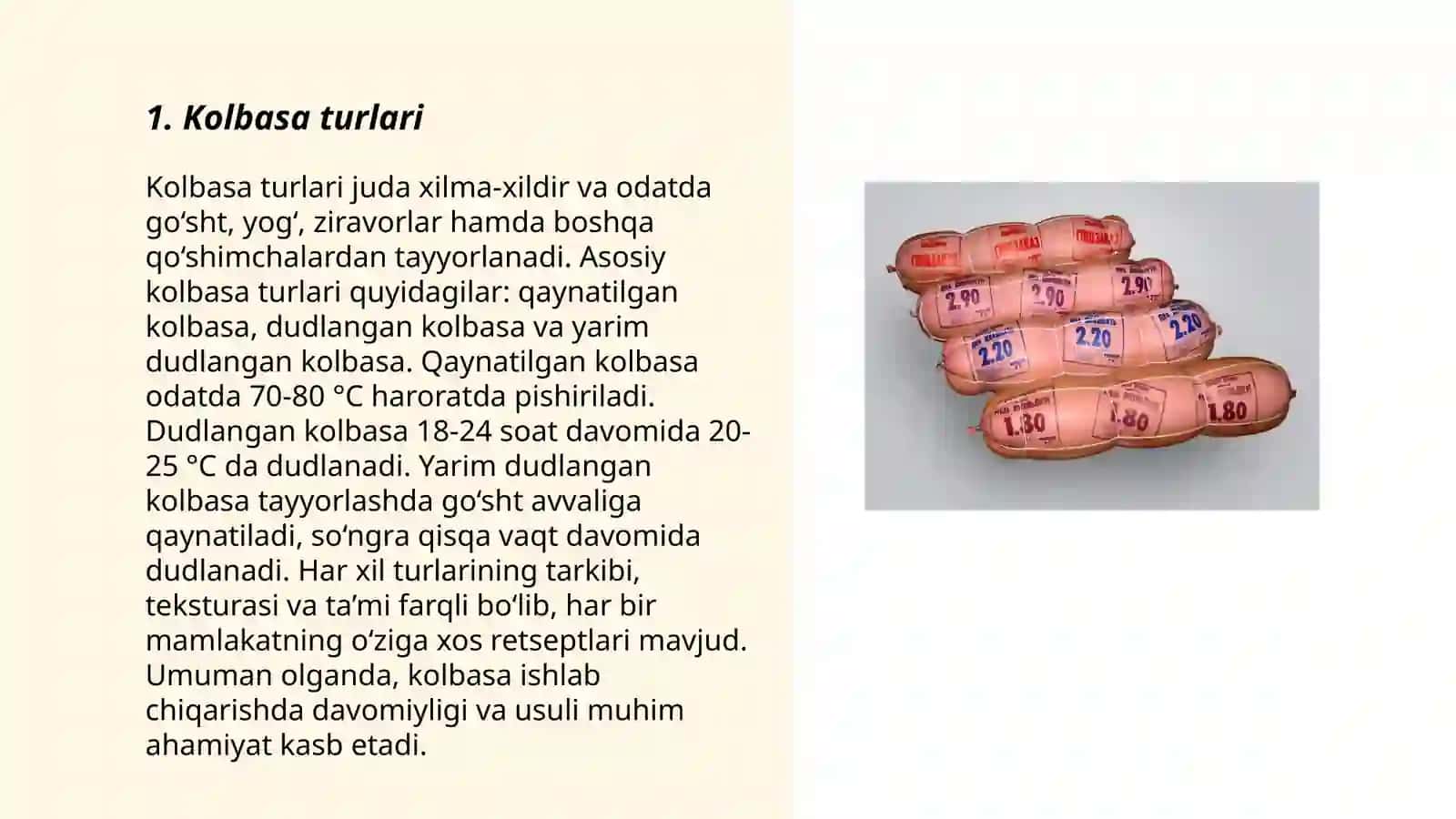 Kolbasa ishlab chiqarish texnologiyasi 3