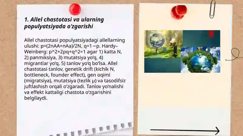 Populyatsiyalarda irsiylanish 3