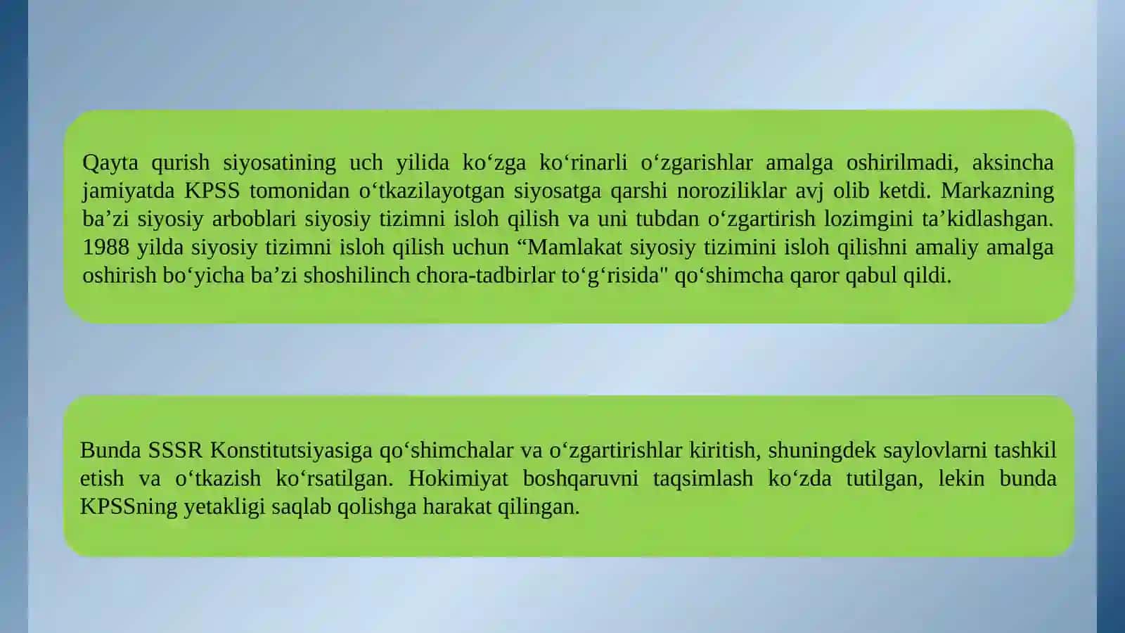 O’zbekistonning ijtimiy-iqtisodiy hayoti 3