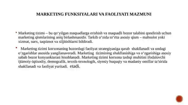 Marketing tizimi va sohasi 3