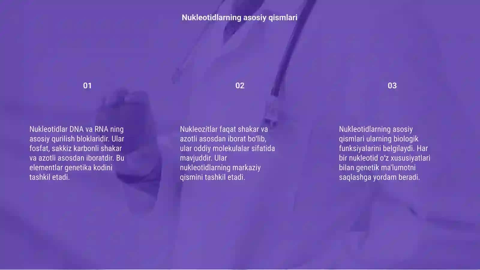 Nukleotidlar va Nukleozitlar 3