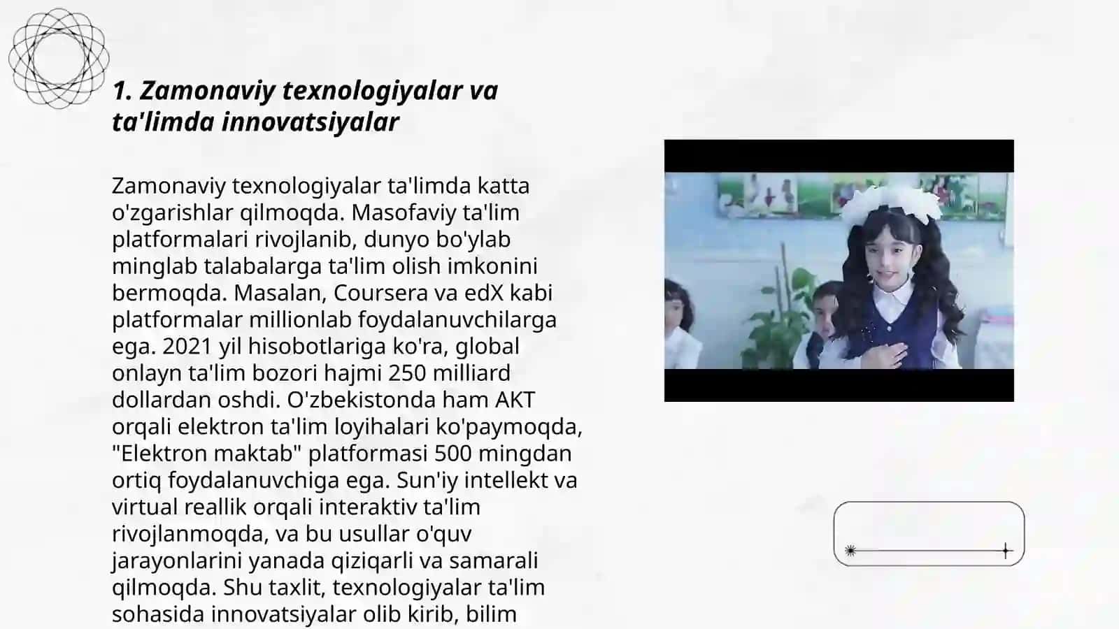 Zamonaviy texnologiyalar va ta'limda innovatsiyalar 3