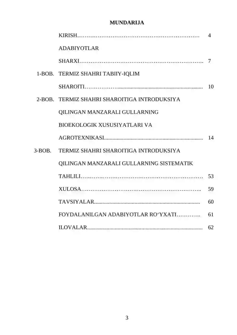 Gullar Introduksiysi va Sistematik Tahlil 3