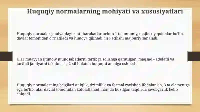 Huquq normalari 3