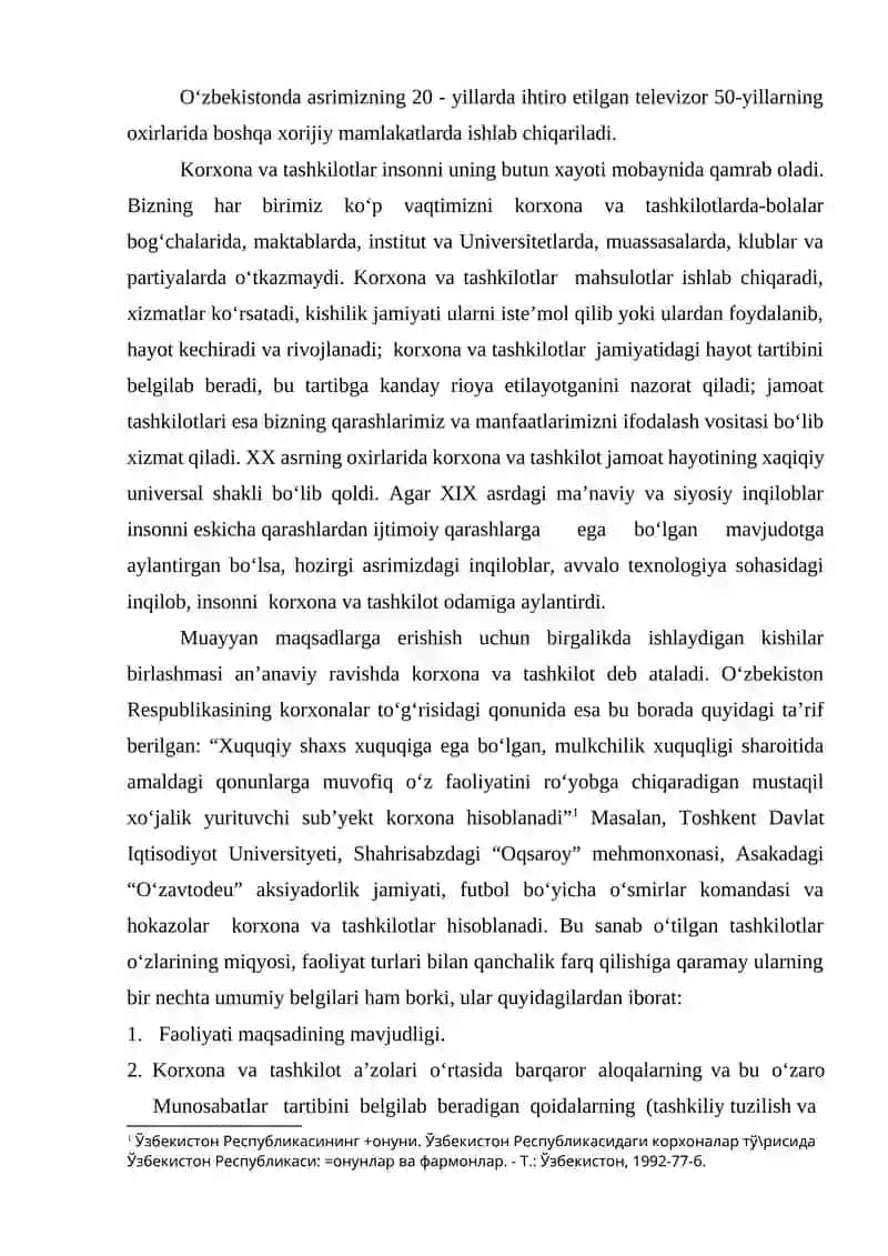 Korxona va tashkilotlarni shakllantirishda inson omili 3