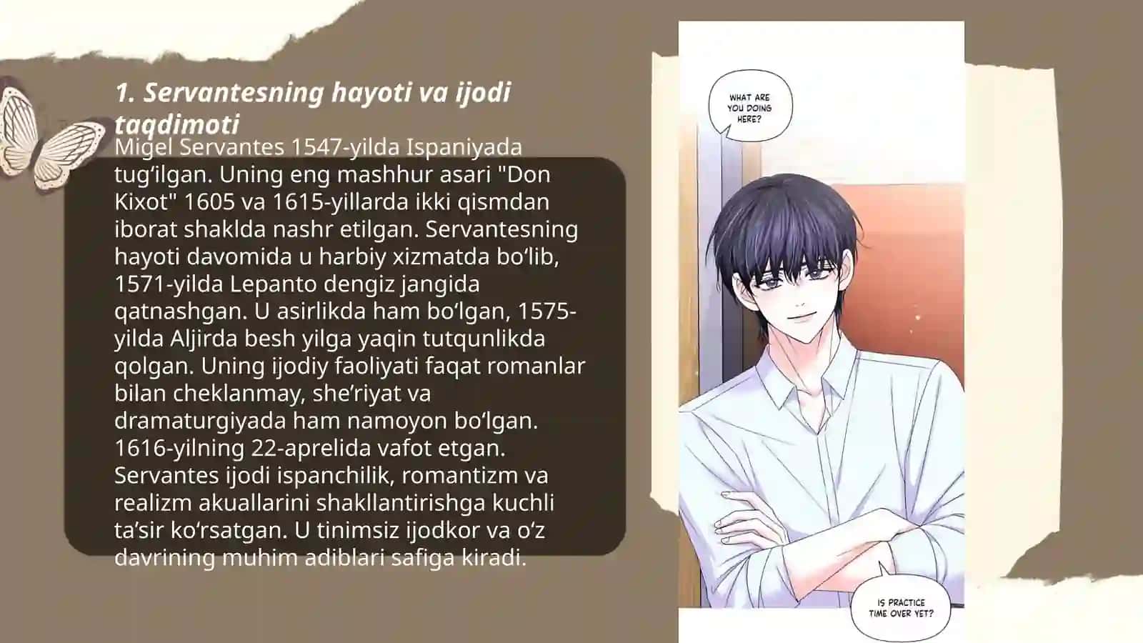 Servantesning " Donki Xot " asari tahlili 3