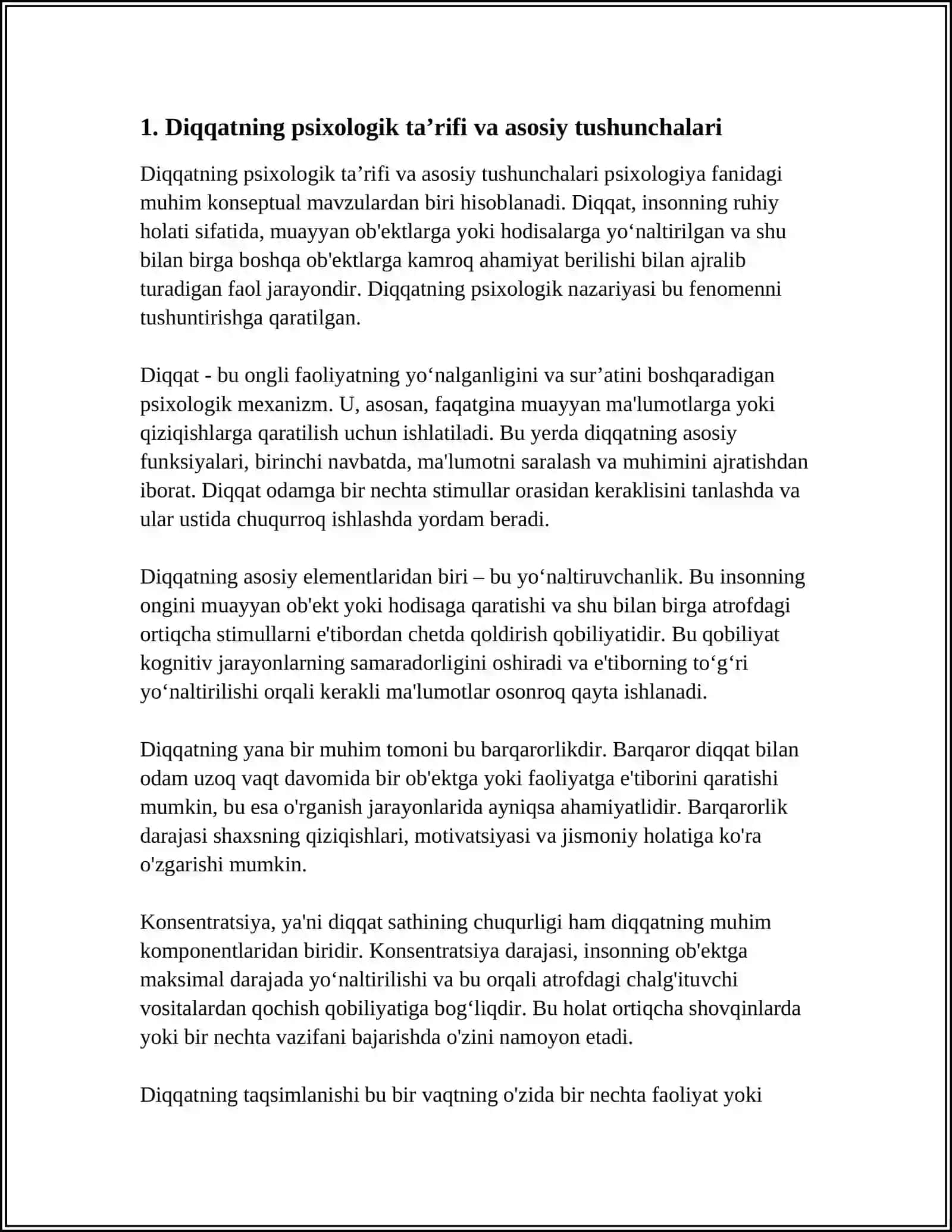 DIQQAT HAQIDA PSIXOLOGIK NAZARIYA 3