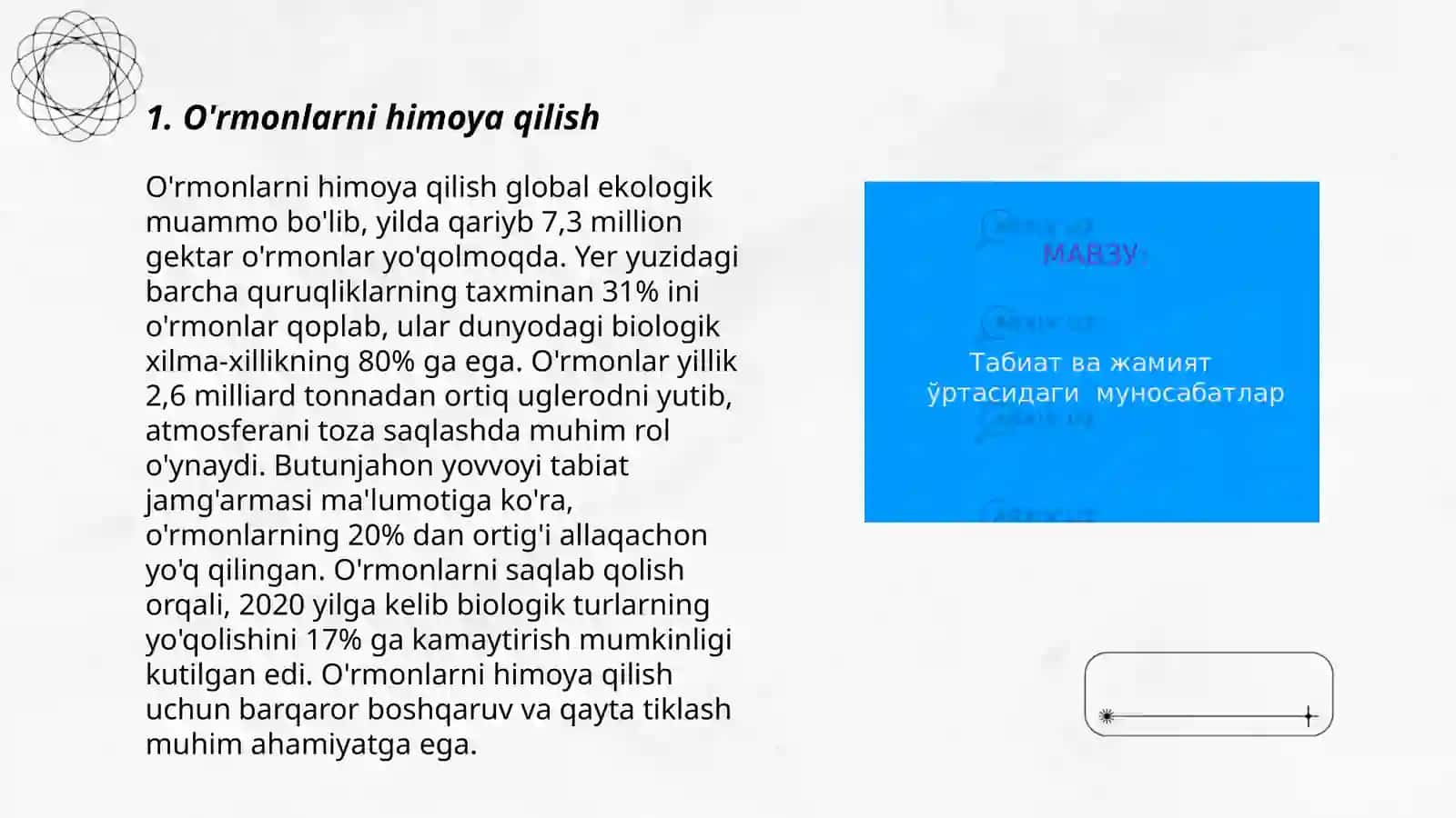 Tabiatni asrash 3