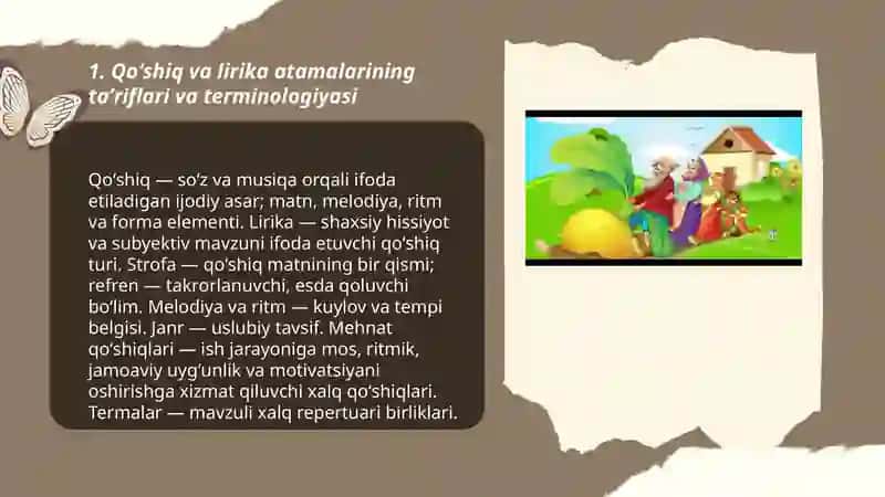 Qoʻshiq va lirika atamalari haqida 3