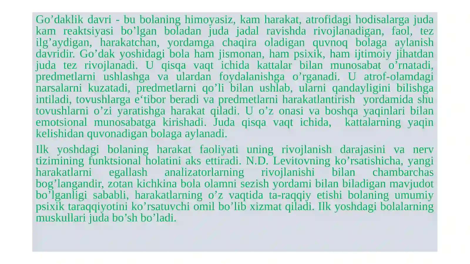 GO’DАKLIK DАVRI 3