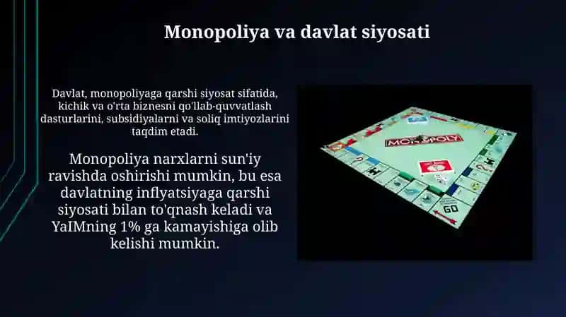 Monopoliyalarning iqtisodiy asosi va ularning turlari 3