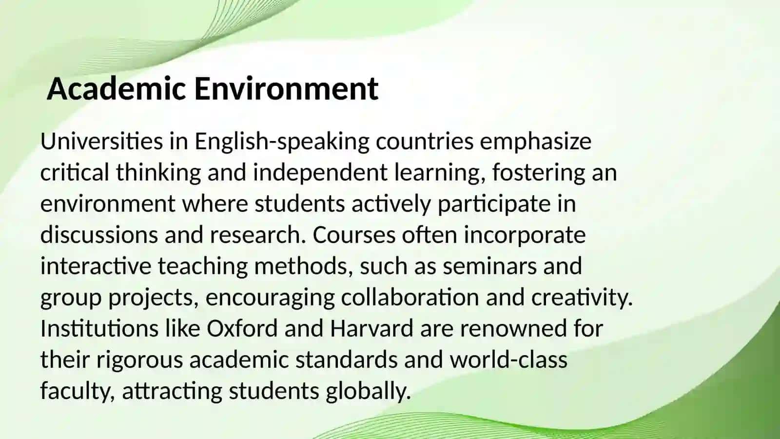 Student Life in English-Speaking Countries 3