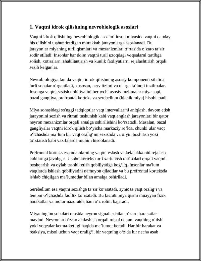 VAQT HARAKAT VA FAZONI IDROK QILISH 3
