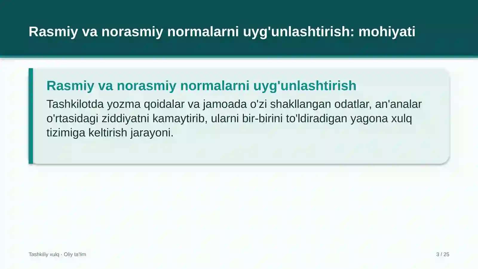 pardozlash materiallari ishlab chiqarishda rasmiy va norasmiy normalarni uyg'unlashtirish 2960 3