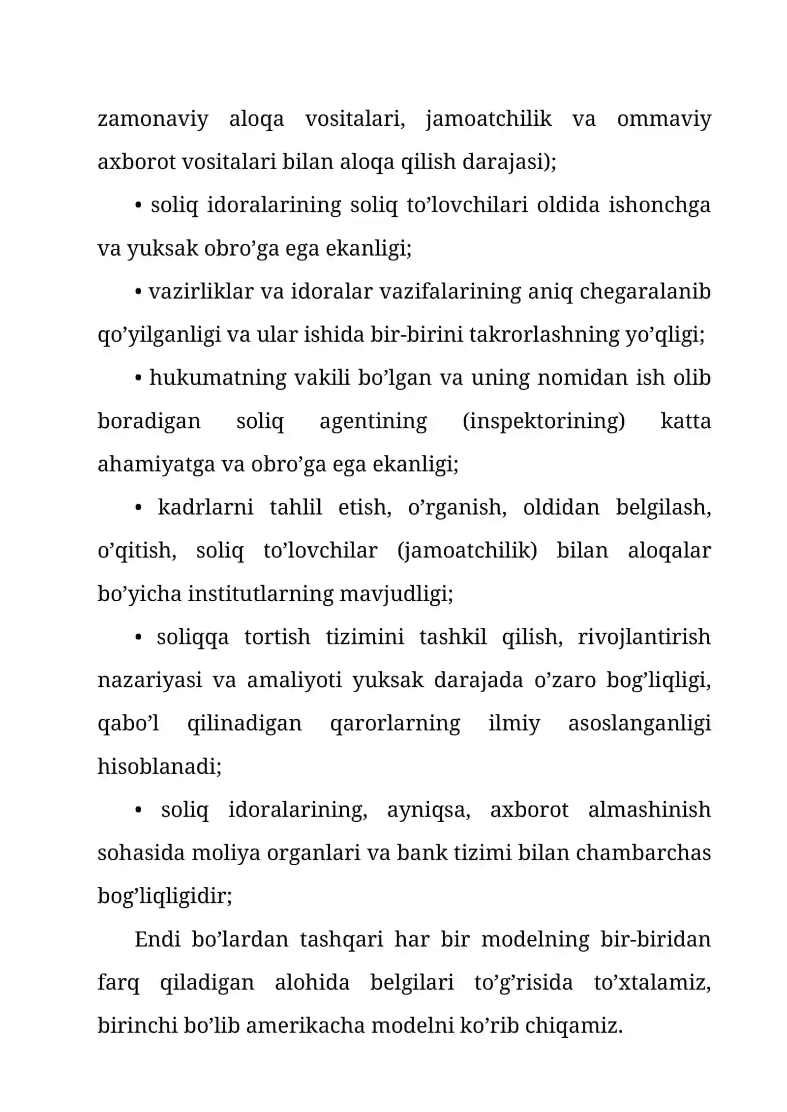 JAXON SOLIQ MODELLARINING O’ZIGA XOS XUSUSIYATLARI 3