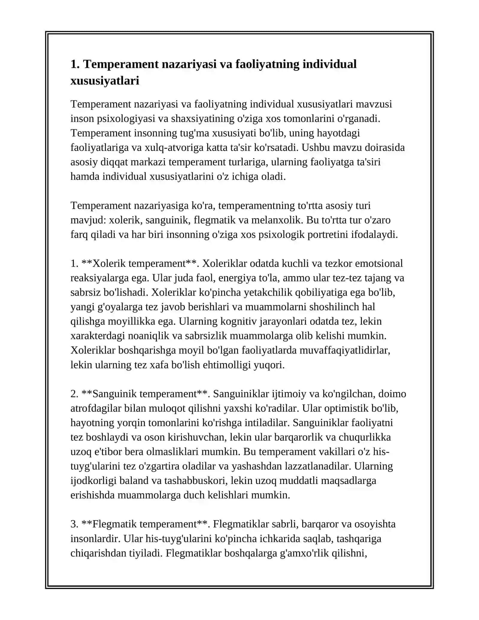 TEMPERAMENT VA FAOLIYATNING INDIVIDUAL XUSUSIYATLARI 3