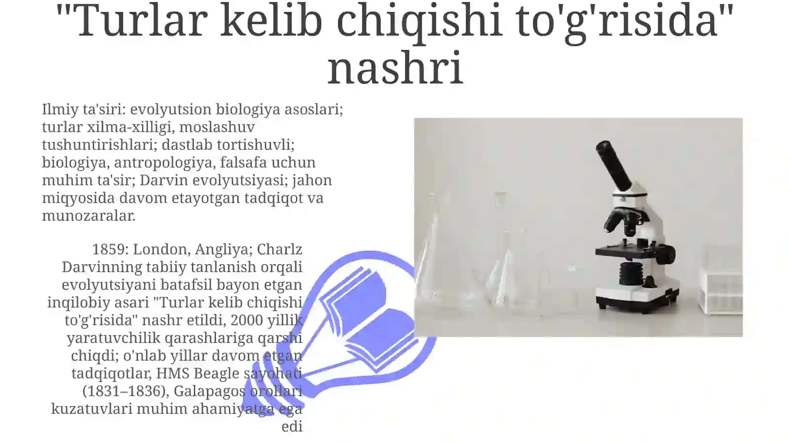 ChDarvinninghayotivailmiyfaoliyati 3