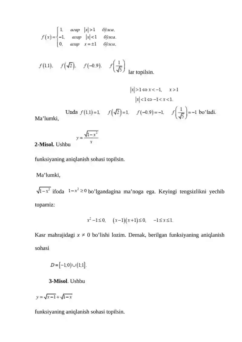 Juft, toq va davriy funksiyalar 3