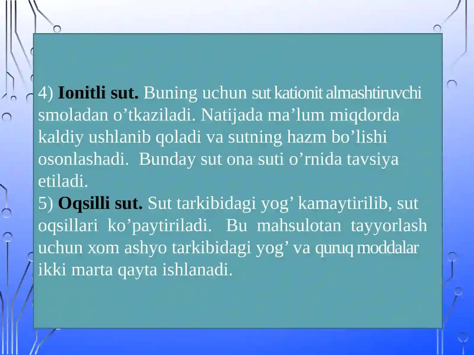 ХАVFSIZ SUT MАHSULОTLАRI 3
