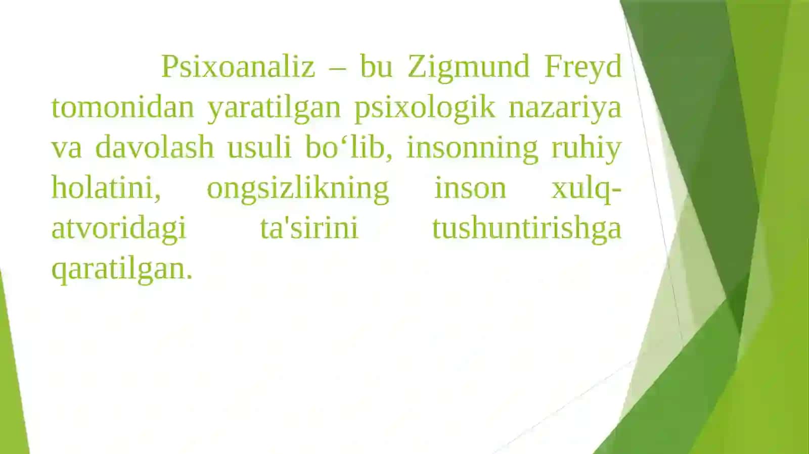 Psixoanaliz 3