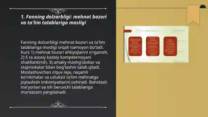 Akademik ko'nikmalar va kasbiy kompetentlik fanini o'rganish dolzarbligi 3