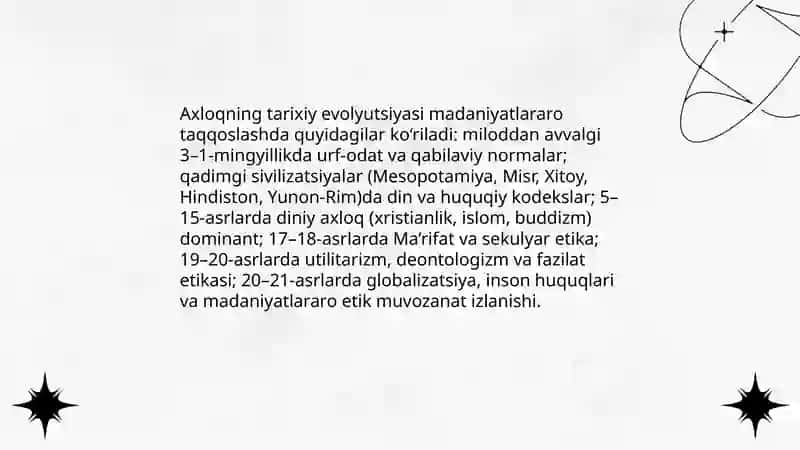 Axloqni kelib chiqishi va asoslanish masalalari 3