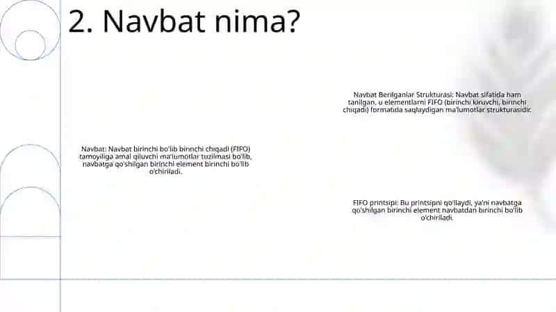 Navbat Berilganlar Strukturasi 3