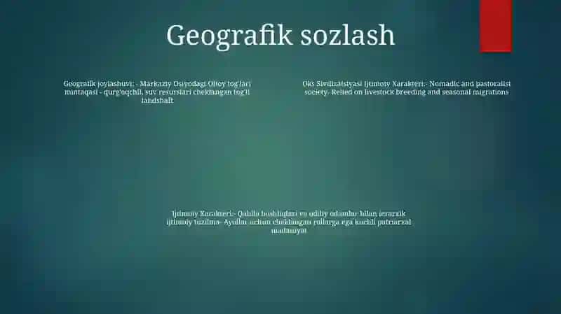 Oks Sivilizatsiyasi Ijtimoiy Xarakteri 3