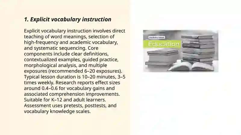 Vocabulary education 3