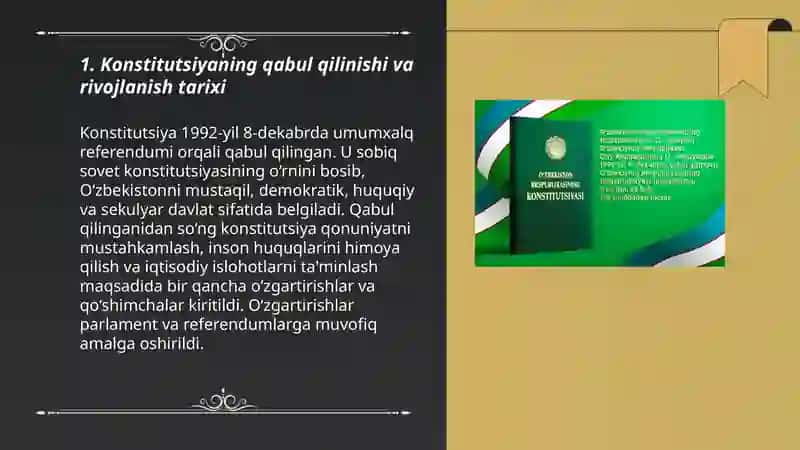 O'zbekiston Respublikasi Konstitutsiyasi 3