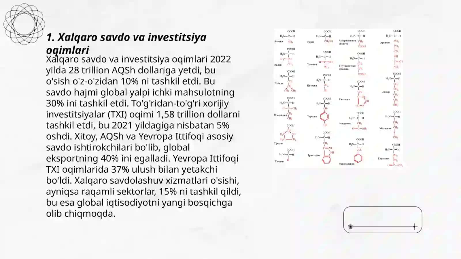 Xalqaro savdo va investitsiya oqimlari 3