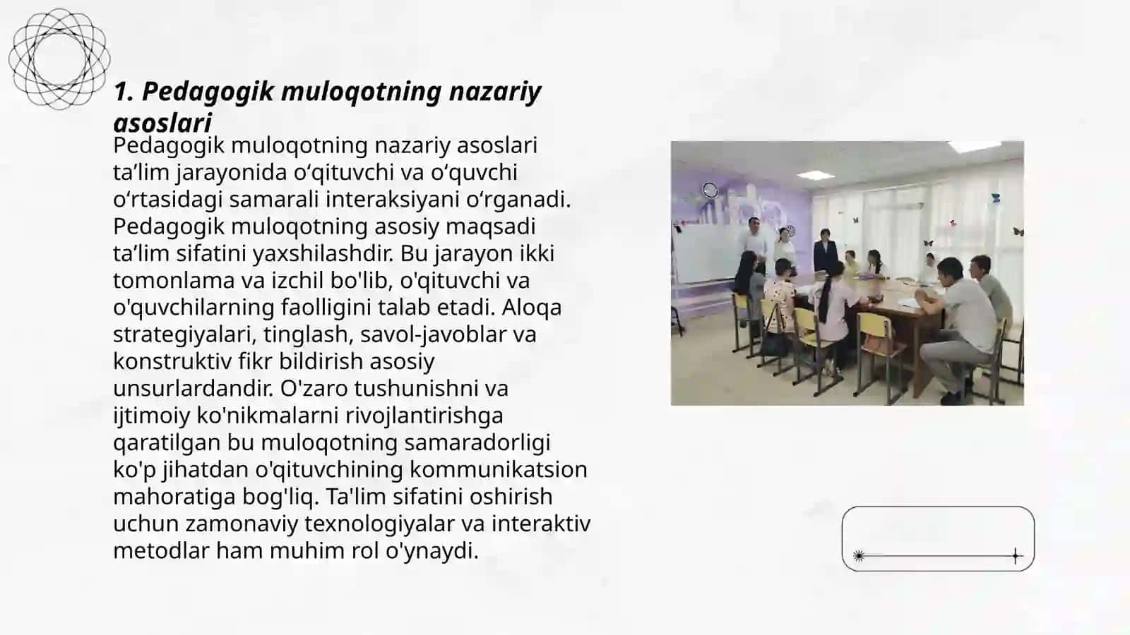Pedagogik muloqotda faoliyat 3